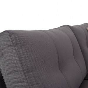 Coltar Dreapta Boston Gri Inchis - Natural 280x225x95 cm - Img 6