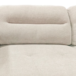 Coltar dreapta Camile, Pako World, Textil, Bej, 270x174x95 cm - Img 5