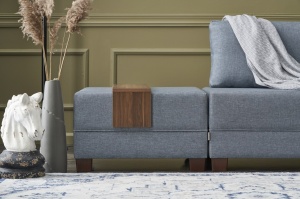 Coltar dreapta extensibil Fly Albastru 210x70x280 cm - Img 3