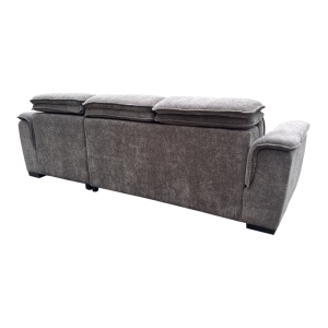 Coltar extensibil stanga, Lemance, Gri, 255x168x82 cm - Img 6