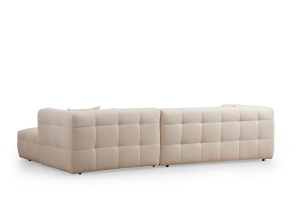 Colțar modular dreapta Cady Bej 300x150x72 cm - Img 6