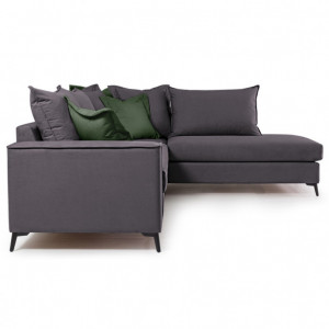 Coltar Stanga Boston Gri Inchis - Verde Inchis 290x235x95 cm - Img 3