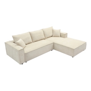 Coltar stanga Maden, Bej, 279x203x90 cm - Img 3