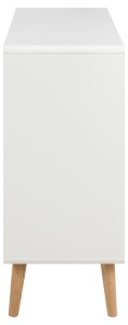 Comoda Lowell, Alb, 90x135x40 cm - Img 4