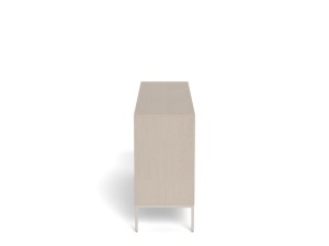 Comoda Palmdale, Gri, 80x157x40 cm - Img 5