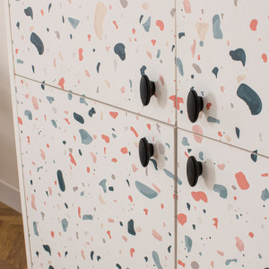Comodă Terrazzo, Multicolor - Img 3