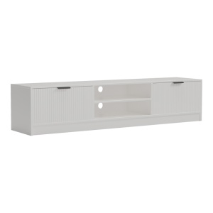 Comoda TV, Lemardo, Alb, 180x40x40 cm - Img 3