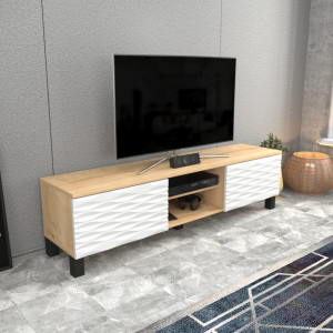 Comoda TV Linda - Sapphire, Alb - Img 2