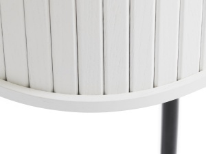Comoda TV NOLA, Alb, 40x56x180 cm - Img 2