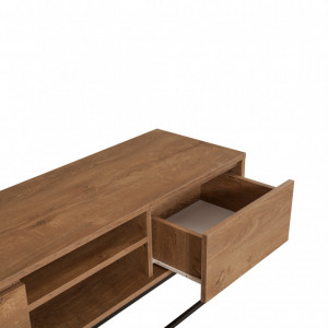 Comoda TV Rodez 140 Walnut-Negru - Img 5