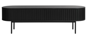 Comoda TV SIENA, Stejar Negru, 45x48x160 cm - Img 3