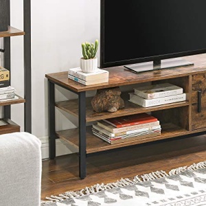Comoda TV, Vasagle, Antic-Negru, 110x40x45 cm - Img 4
