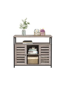 Comoda, Vasagle, LSC79BX, Maro Rustic, 35 x 100 x 81 cm - Img 3