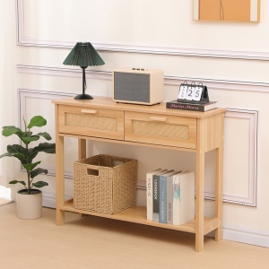 Consola, Alenda, Pako, Natural 100x30x76 cm