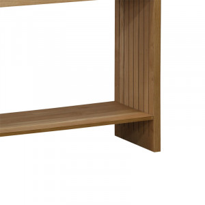 Consola Focused MDF culoare lemn natural 120x35x74cm - Img 3