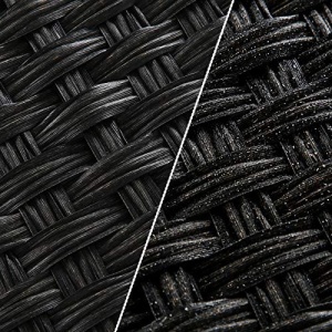 Cos de rufe, Songmics, Negru, 45.5x32x61 cm - Img 6