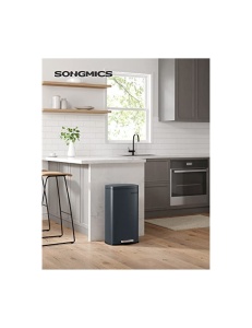 Cos pentru reciclare, 30L, Gri, LTB03GS, 35 x 25 x 63 cm - Img 2