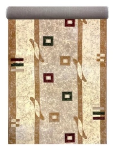 Covor biserica Traversa, Lotos, Rosu, 80x900 cm, Delta Lotos 579 110 - Img 2