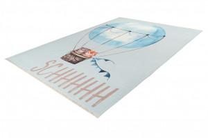 Covor eco copii My Greta Albastru deschis 115x170 cm - Img 6