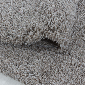 Covor Fluffy Bej 160x160 cm - Img 3