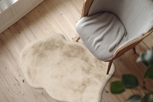 Covor forma animal Infinity Crem 60x90 cm - Img 4