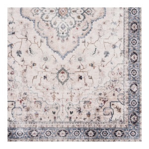 Covor intrare hol Doormat, Alb murdar, 80x50 cm - Img 2
