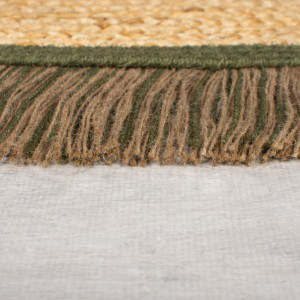 Covor Kahana Verde 180X180 cm, rotund, Flair Rugs - Img 5