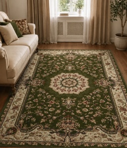 Covor, Lotos, Verde, 150x230 cm, Delta Lotos 1520 310