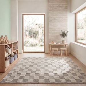 Covor Muted Checkerboard Verde 116x170 cm - Img 2