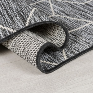 Covor Napoli Negru 120x170 cm, Flair Rugs - Img 5