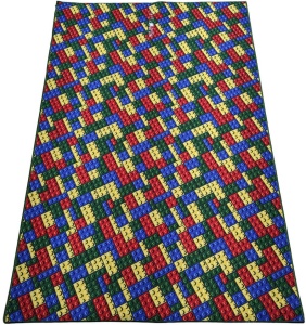 Covor, Print, Multicolor, 400x900 cm, Delta Model Print Lego - Img 2