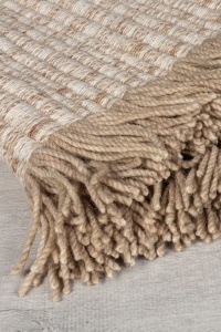 Covor Rene Fringed Ribbed Bej 120x170 cm, Flair Rugs - Img 4