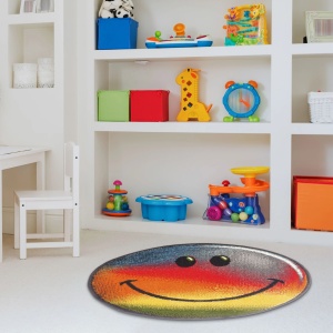 Covor Rotund, Rainbow, Multicolor, 67x67 cm, Delta - Img 4