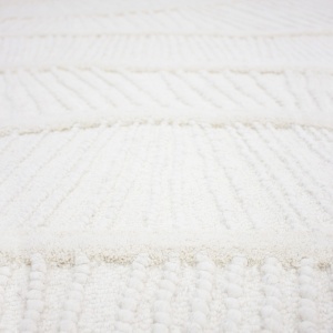 Covor Sculptured Wave Alb 200x290 cm - Img 3