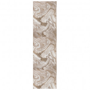 Covor traversă Marbled Natural 60X230 cm, Flair Rugs - Img 2