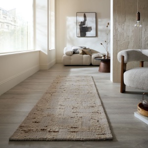 Covor traversa Rova Wool Blend Natural 80x230 cm