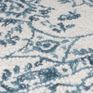 Covor Yasmin Ivory/Albastru 160X230 cm, Flair Rugs - Img 4