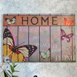 Covoras Intrare Butterfly, 40x60 cm, Cauciucat - Img 1