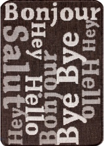 Covoras intrare, Flex, Maro, 50x80 cm, Delta 19501 91