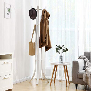 Cuier, Songmics, Alb, 176x50x50 cm - Img 5