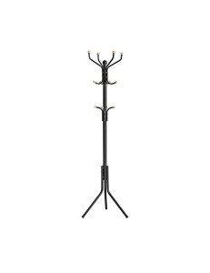 Cuier tip pom, Songmics, Metal, Negru, 182 cm