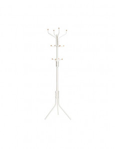 Cuier tip pom, Songmics, Metal, RCR19W, Alb, 44 x 182 cm