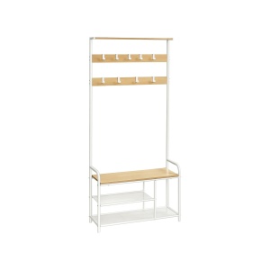 Cuier Vasagle Alb 85x30x180.5 cm