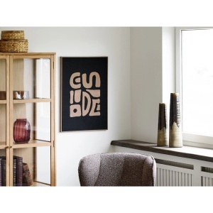 Decoratiune de perete, Natural , 2.5x50x70 cm