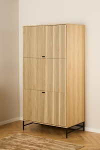 Dulap Albany, Natural, 200x99x60 cm
