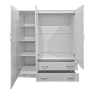 Dulap, Alvia, Alb, 51x150x180 cm - Img 3