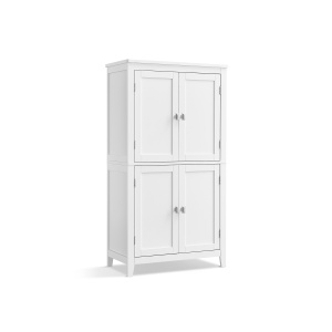 Dulap baie Vasagle Alb 60x30x110 cm