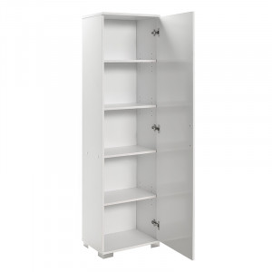 Dulap Chad1 alb lucios 45x32x169cm - Img 3