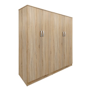 Dulap cu 4 usi, Athos I, V1, Stejar, 160x42x180 cm - Img 2
