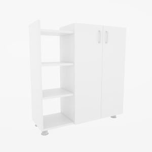 Dulap de pantofi Asus Alb 90x95x29.6 cm - Img 5